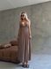 Платье комбинация женское софт принт BBD-1566 (42-46 р.) Кофейное BBD-1566 фото 3