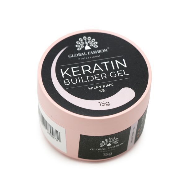 KERATIN BUILDER GEL, K5, Global Fashion, 15 g 26275 фото