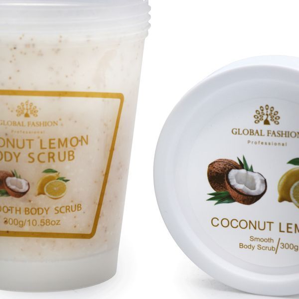 Скраб для тіла , Global Fashion, Body Scrub, Coconut Lemon, 300g 25148 фото