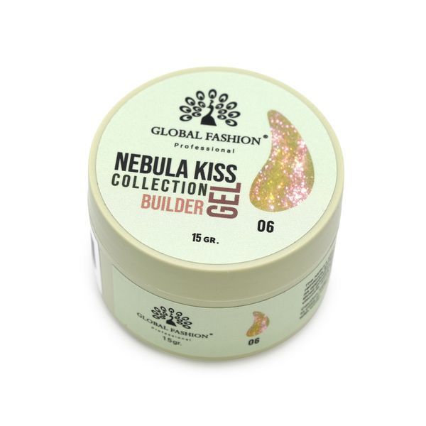 Гель для моделювання нігтів 15 г, Nebula Kiss Builder Gel 06 26218 фото