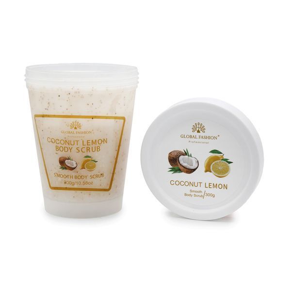 Скраб для тіла , Global Fashion, Body Scrub, Coconut Lemon, 300g 25148 фото