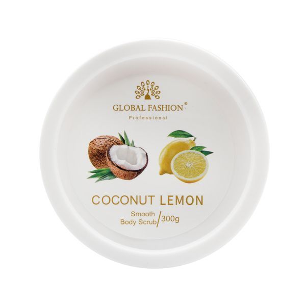 Скраб для тіла , Global Fashion, Body Scrub, Coconut Lemon, 300g 25148 фото