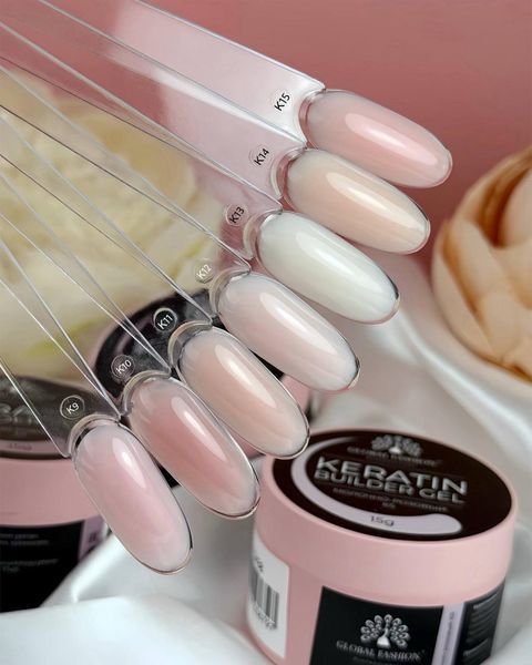 KERATIN BUILDER GEL, K10, Global Fashion, 15 g 26280 фото
