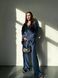 Костюм жіночий (кімоно+пояс + штани) BBD-1576 (42 - 46 р.) Джинс BBD-1576 фото 5
