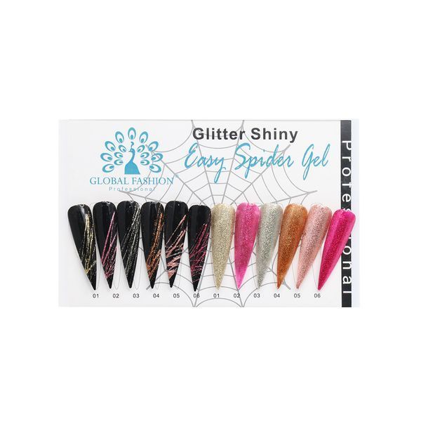 Гель павутинка Glitter Shiny, Global Fashion, 5 гр, 05 12555 фото