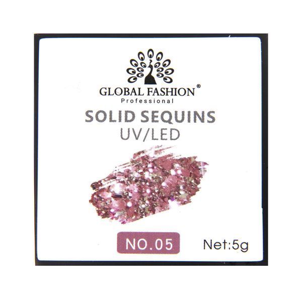 Гель-фарба з глітером, Solid Sequins color gel 5 гр, 05 15633 фото