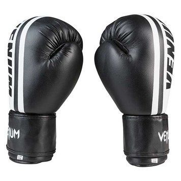 Боксерські рукавички Venum, PVC-19, 10 oz, чорний VM19-10BL фото