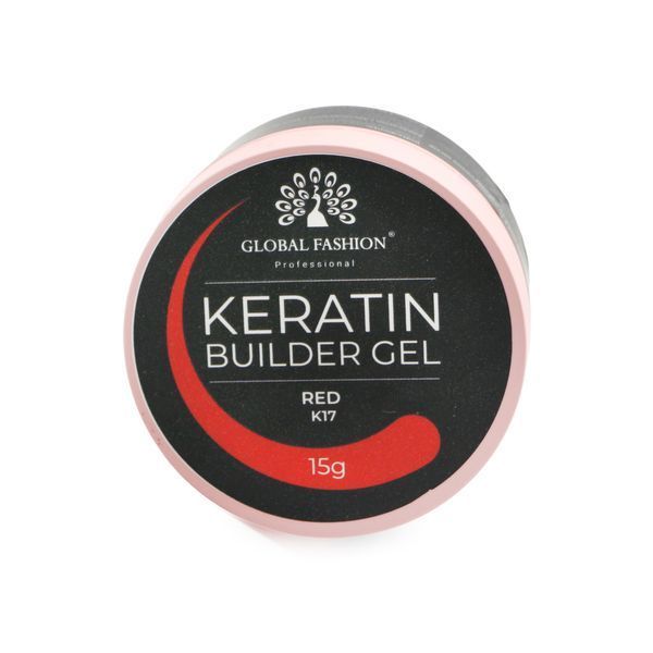 KERATIN BUILDER GEL, K17, Global Fashion, 15 g 26288 фото