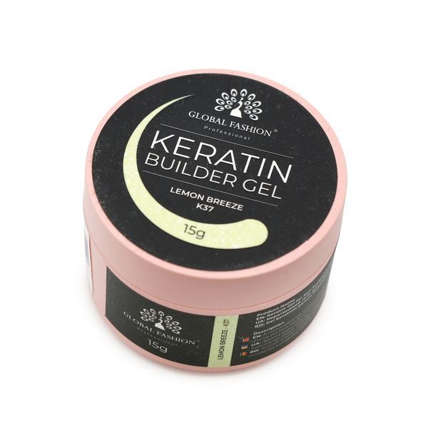 KERATIN BUILDER GEL, K37, Global Fashion, 15 g 26312 фото