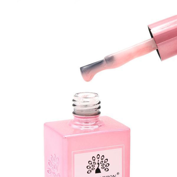 Каучукова база для гель лаку френч, Rubber Base Coat French, 15 мл, Global Fashion 06 8100 фото