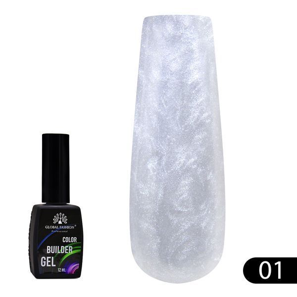 Кольоровий гель для нігтів Color Builder Gel 12 мл, 01 18954 фото