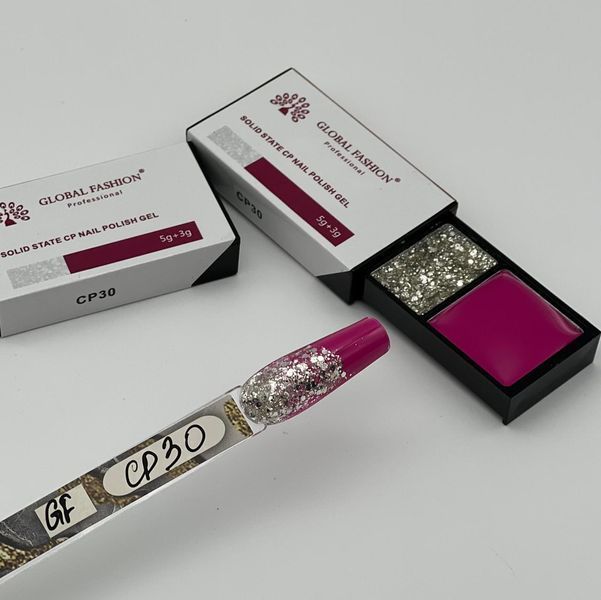 Гель фарба Solid state nail polish gel CP30 8гр 22040 фото