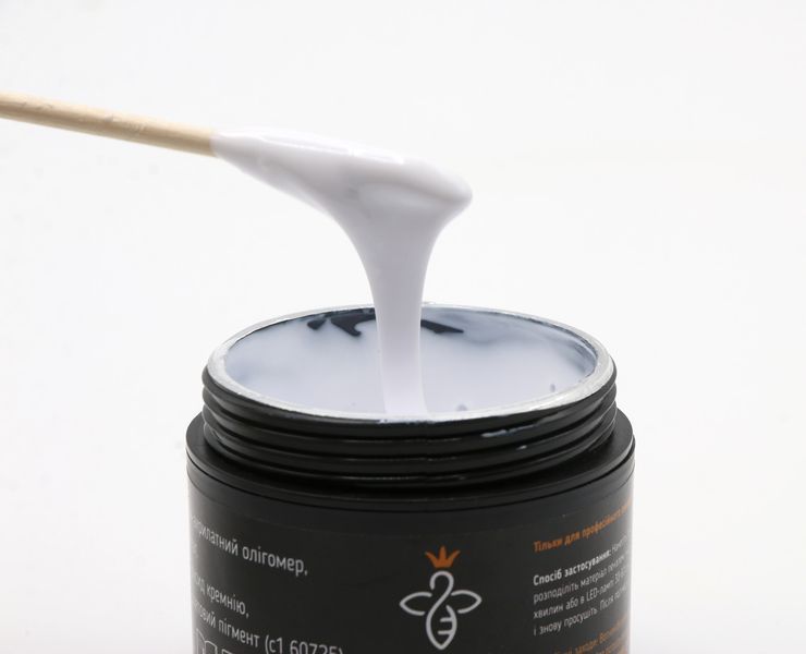 Гель Bee Nails UV GEL 56 g, White 26628 фото