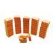 A set of buffs for polishing nails 50 pcs., Orange 13543 фото