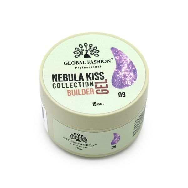 Гель для моделювання нігтів 15 г, Nebula Kiss Builder Gel 09 26221 фото