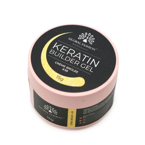 KERATIN BUILDER GEL, K39, Global Fashion, 15 g 26317 фото