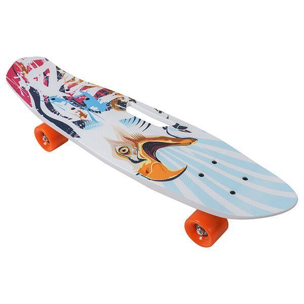 Скейт PennyBoard, 63х17cm, ручка, 5 видів, PU 60х45мм. 3142D фото