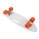 Скейт PennyBoard, 63х17cm, ручка, 5 видів, PU 60х45мм. 3142D фото 7