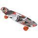 Скейт PennyBoard, 63х17cm, ручка, 5 видів, PU 60х45мм. 3142D фото 3