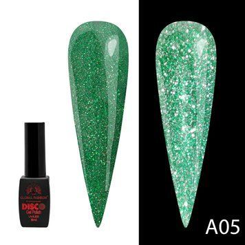 Disco Gel Polish, Global Fashion, reflective, 8 ml A05 12215 фото