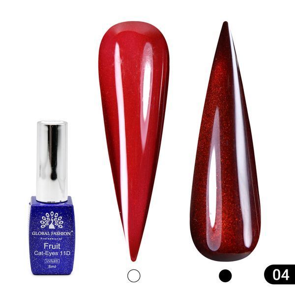 Cats Eye Gel Lacquer Fruit 11D, 8 ml, 04 25429 фото