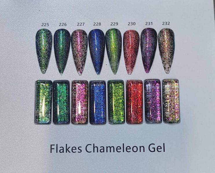 Гель лак Flakes Chameleon 8 мл, 231 23425 фото