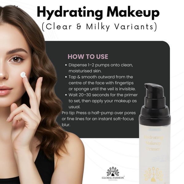 Праймер для обличчя Global Fashion, Hydrating Makeup Primer Milk, GF 2069, 40gr 25761 фото