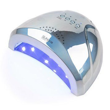 LED+UV Лампа SUN One 48W Mirror (зеркальнo-голубая) 2970676330 фото