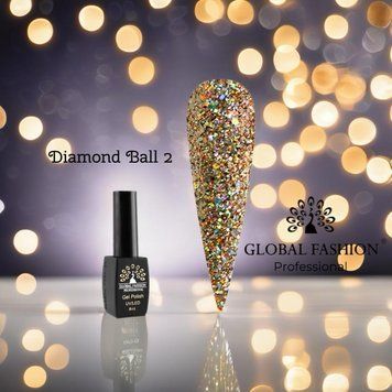 Гель-лак Diamond Ball Global Fashion 8 мл, 002 11596 фото