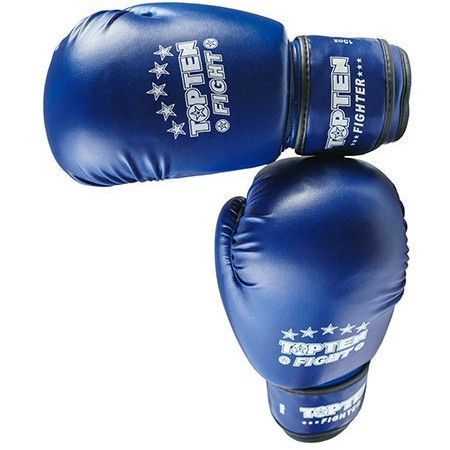 Боксерські рукавички TopTen, DX, 8 oz, синій TT3148-8B фото