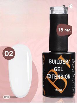 Гель для нарощування Builder Gel Extension 02 Bee Nails, 15 мл 23761 фото