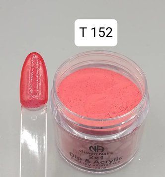 Акрилова пудра 2&times;1 dip & acrylic Queen Nails Т 152, 10 г 2970678323 фото