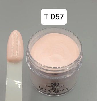 Дип пудра Queen Nails Т 057, 30 г 2970678491 фото