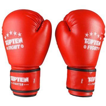 Боксерські рукавички TopTen, DX, 8 oz, червоний TT3148-8R фото