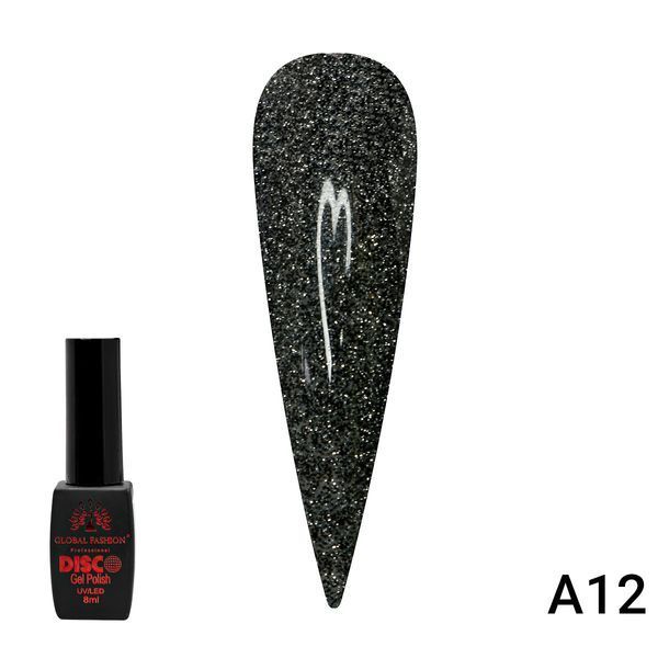 Disco Gel Polish, Global Fashion, reflective, 8 ml A12 12222 фото