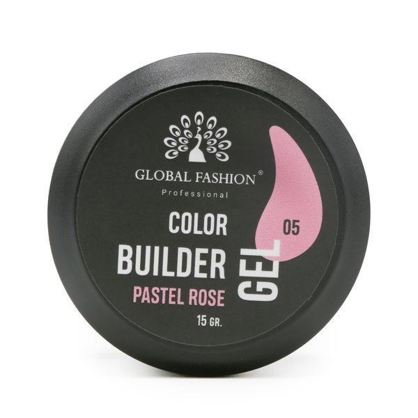 Gel for nail modeling 15 g, Color Builder Gel 05- Pastel rose 19781 фото