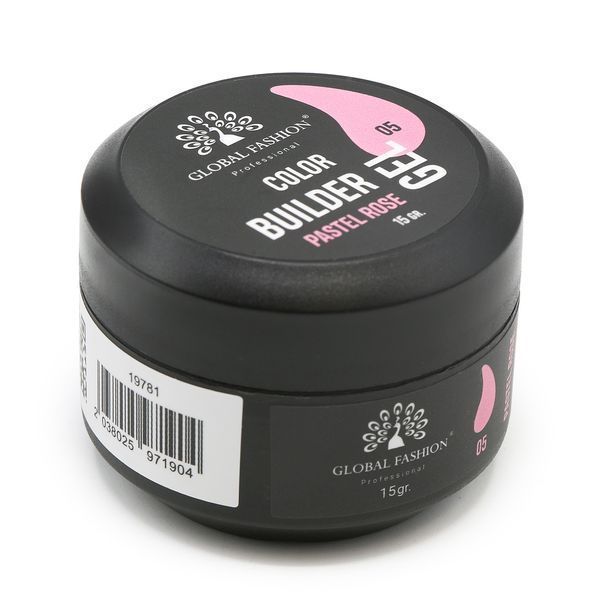 Gel for nail modeling 15 g, Color Builder Gel 05- Pastel rose 19781 фото