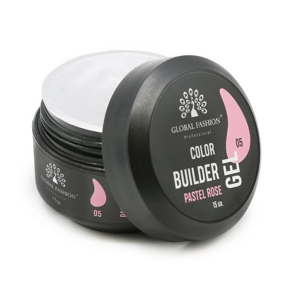 Gel for nail modeling 15 g, Color Builder Gel 05- Pastel rose 19781 фото