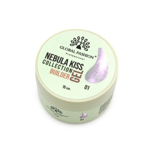 Гель для моделирования ногтей 15 г, Nebula Kiss Builder Gel 01 26213 фото