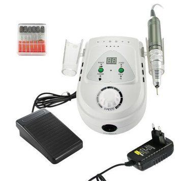 Аппарат для маникюра и педикюра ZS-219-White, на аккумуляторе, 35000, 65W 6363 фото