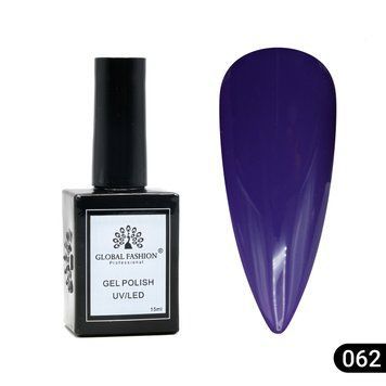 Гель лак Global Fashion, Gel polish&nbsp;15&nbsp;ml,&nbsp;62 23898 фото