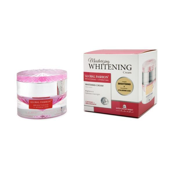 Відбілююча, Зволожуюча, Нічна Маска, Global Fashion, Whitening Moisturizing Sleeping Mask, 50g 25074 фото