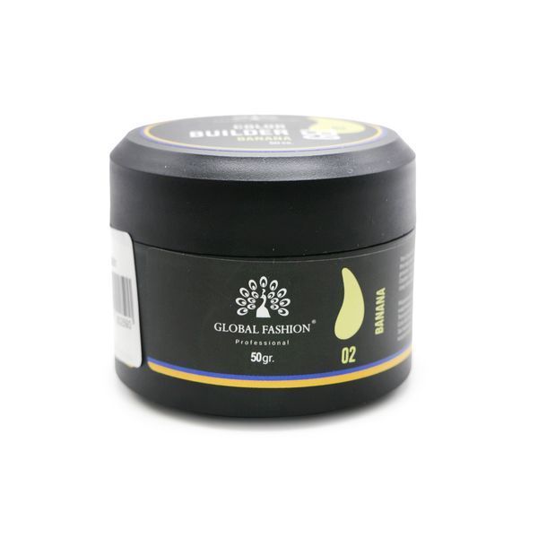 Гель для моделювання нігтів 50 г, Color Builder Gel 02- Banana 26251 фото