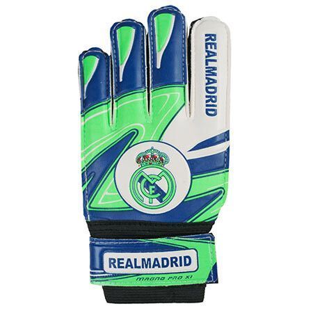 Воротарські рукавиці Latex Foam REALMADRID, синьо-жовтий/зелений, розмір 6 GGLG-RM16 фото