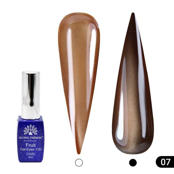 Cats Eye Gel Lacquer Fruit 11D, 8 ml, 07 25432 фото