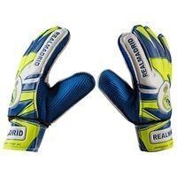 Вратарские перчатки Latex Foam REALMADRID, сине-жёлтый/зелёный, размер 7 GGLG-RM17 фото