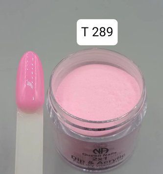 Акрилова пудра 2&times;1 dip & acrylic Queen Nails Т 289, 10 г 2970678325 фото