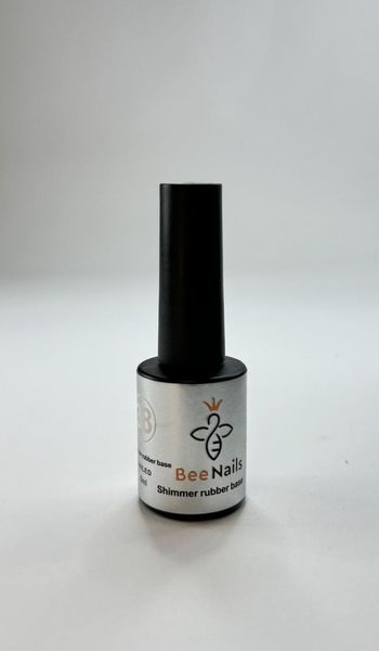 Френч база із шимером 38, Shimmer rubber base Bee Nails (8 мл) 24018 фото