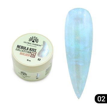 Гель для моделювання нігтів 15 г, Nebula Kiss Builder Gel 02 26214 фото