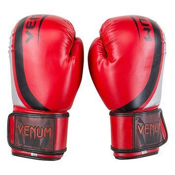 Боксерські рукавички Venum, DX-55, 12 oz, червоний/срібло VM55-12RS фото